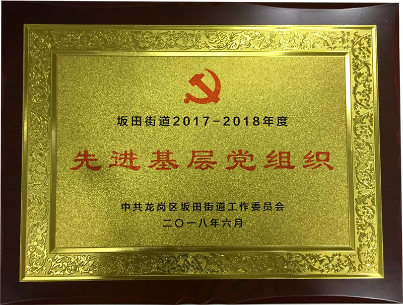 8868体育官网首页入口公司党支部荣获“先进基层党组织”称号