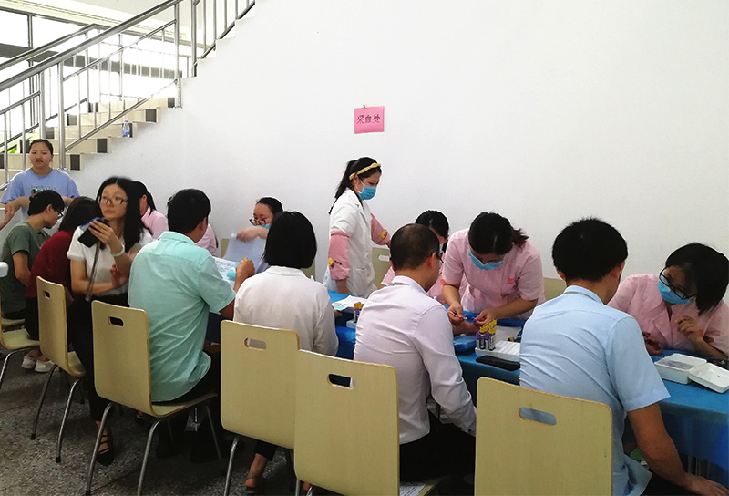 8868体育官网首页入口公司开展2019年员工大型体检活动